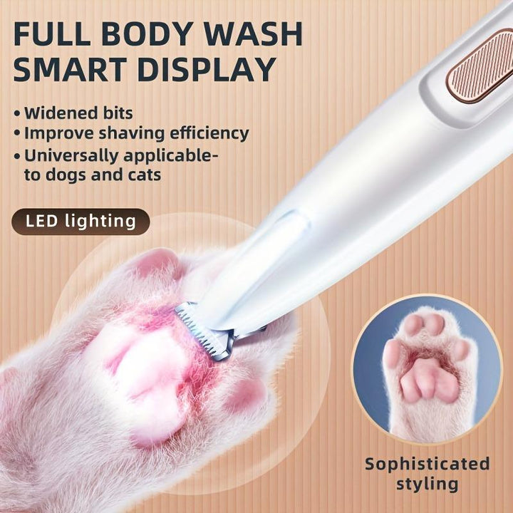 Rechargeable Pet Hair Trimmer Kit